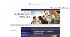 Desktop Screenshot of institut-alpha.de
